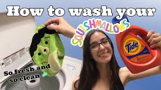 HOW TO WASH SQUISHMALLOWS [upl. by Lussier119]