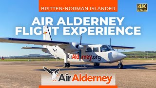 Air Alderney Experience Flight in a BrittenNorman Islander GBLNI • Brighton City Airport [upl. by Jamnes]