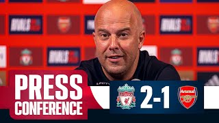 Arne Slot PostMatch Press Conference  Liverpool 21 Arsenal  LFC PreSeason USA [upl. by Nasho]