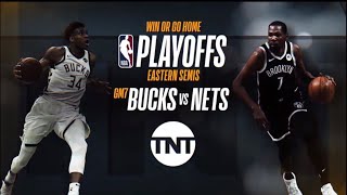 NBA on TNT intro  MIL vs BKN  Game 7  ECSF [upl. by Enitram]