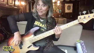 Rock Legend Suzi Quatro Plays Her Favorite Bass Riffs [upl. by Shull]