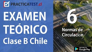 ✅ EXAMEN TEÓRICO DE CONDUCIR CLASE B TEMA 6 🚸 CONASET 🎦 TEST CLASE B DE EDUCACIÓN VIAL [upl. by Jojo]