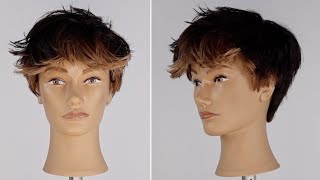 Amazing Pixie Haircut Tutorial How To Cut And Style Short Hair [upl. by Singleton]