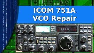 Ham Radio  Repair of the PLL in an ICOM 751A [upl. by Aeslehc]