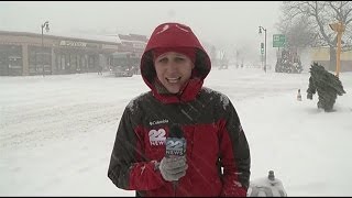 22News Storm Team Coverage at The X in Springfield [upl. by Ailedamla]