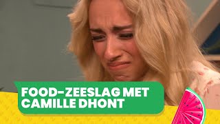 DISGUSTING Foodzeeslag met Camille Dhont  Leerjaar 3 amp 4 [upl. by Eiltan]