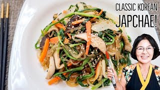 Classic Korean Japchae  An Easier Way [upl. by Lodnar]