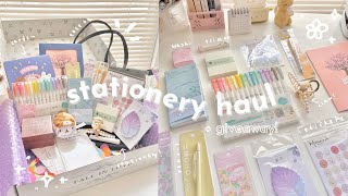 🍧 huge stationery haul  giveaway  stationery pal unboxing cute amp aesthetic items [upl. by Tillinger4]