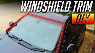 BMW E92 Coupe Windshield Trim Replacement Seal 3 Series Tech Tips [upl. by Acinad]