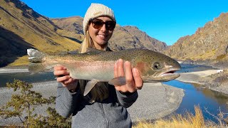 SteelHead Fishing on the SNAKE RIVER Idaho Breathtaking Trip [upl. by Coulter960]