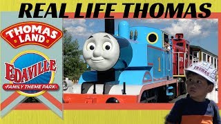 Thomas Land Edaville  Thomas the Tank Engine Train Ride [upl. by Polinski]