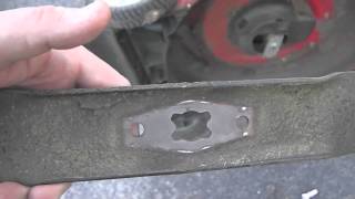 Replace Lawnmower blade Troy Bilt [upl. by Holcomb]