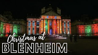 Christmas at Blenheim Palace 2023Light Show Walkthrough [upl. by Assert]