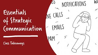 Class Takeaways — Essentials of Strategic Communication [upl. by Pansy]