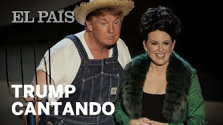 TRUMP CANTANDO y DISFRAZADO de granjero en los Emmy de 2005 [upl. by Cilegna]