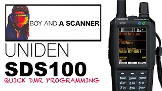 SDS100  FAST DMR Programming With Sentinel [upl. by Aihset]