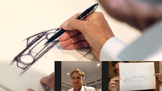 Learn How to Draw a 911 From Porsches Head of Design [upl. by Imar]