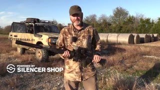 BOWERS VERS 50 SUPPRESSOR RECOIL TEST 50 BEOWULF [upl. by Mechling660]