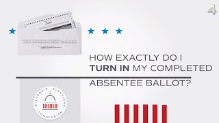 How to Turn In Completed Absentee Ballot Wisconsin Elections [upl. by Rann]