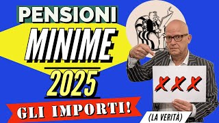 PENSIONI MINIME 2025 📈 GLI IMPORTI❗️Ecco A QUANTO SALIRANNO con quotlAumento EXTRAquot [upl. by Shedd206]