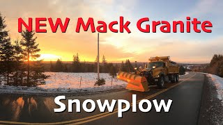 New MACK Granite Snow Plow [upl. by Assej]