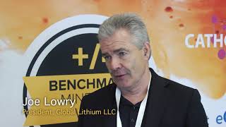 Benchmark Minerals Week 2018 Joe Lowry President Global Lithium LLC [upl. by Brockwell61]