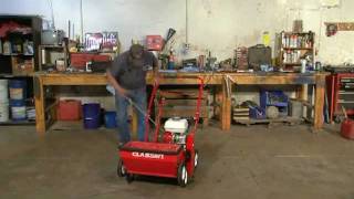 Turning the Classen Turf Seeder for Rental Use [upl. by Hofmann]