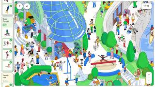 Google Doodle Paris  20 Search  10 Sidequests  2 Games Birdie Baller amp Squawk Drop [upl. by Cohdwell]