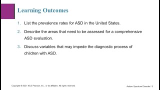 Comprehensive Developmental Evaluation of Assessment of Autism Spectrum Disorder ASD [upl. by Schechter449]