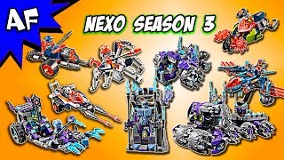 Every Lego Nexo Knights Season 3 Sets  Complete Collection [upl. by Sampson]