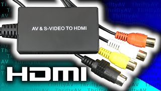 SVideo to HDMI Converter Unboxing amp AV Tests [upl. by Walston]