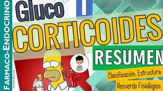 CORTICOSTEROIDES  RESUMEN completo Clasificación Estructura Química Fisiología Parte 1 [upl. by Chud]