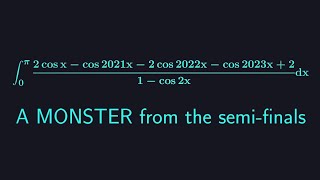 An incredible integral from the 2023 MIT integration bee semi finals [upl. by Bethel793]