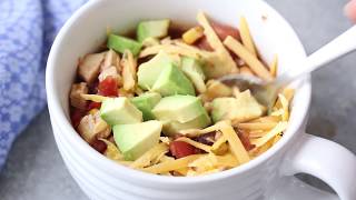 Easy Slow Cooker Chicken Taco Soup [upl. by Einnaf]