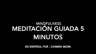 MEDITACION GUIADA 5 MIN MINDFULNESS ESPAÑOL [upl. by Churchill]