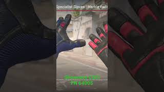 Specialist Gloves  Marble Fade in Counter Strike 2 🔫🔥cs2 counterstrike counterstrike2 csgo [upl. by Nyrehtac149]