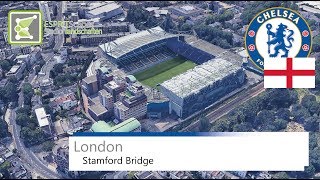 Stamford Bridge  Chelsea FC  Google Earth  2017 [upl. by Atem]