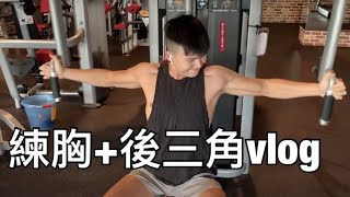 健身vlog 代謝壓力充血肌肥大  練胸部 [upl. by Cornell]