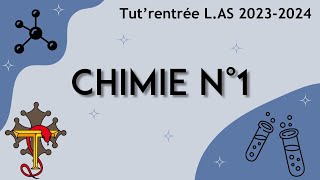 TR LAS 20232024  Cours de Chimie n°1 [upl. by Yuma]