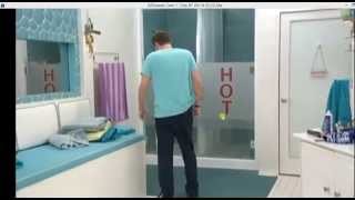 Derrick walks in on Cody in the bathroom BB16 [upl. by Beeson408]