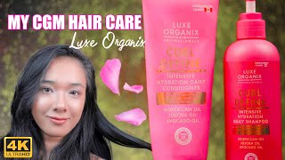 LUXE ORGANIX CGM APPROVED SHAMPOO amp CONDITIONER REVIEW [upl. by Eipper]