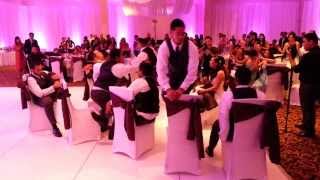 The Groomsmen Surprise New Bride with an Epic Dance Set [upl. by Oicnedurp]