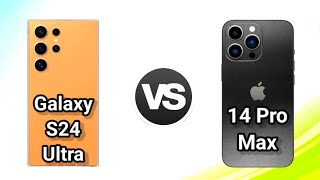 iPhone 14 Pro Max vs Samsung S24 Ultra [upl. by Hgielar]