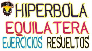 hipérbola equilátera  preguntas resueltas de geometría analítica [upl. by Maram]