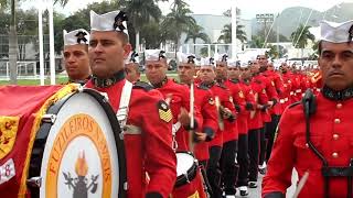 HINO DA MARINHA DO BRASIL com a Banda dos Fuzileiros Navais [upl. by Asiak715]