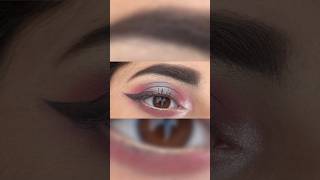 Silver pink eye look  pink and silver eyeshadow tutorial  eyeshadow tutorial for brown eyes [upl. by Ardnat]