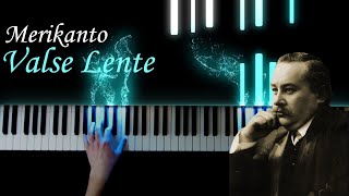 Oskar Merikanto  Valse Lente piano [upl. by Melgar36]