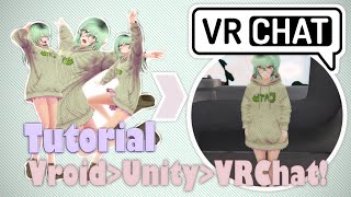 Easy Tutorial  How to import your Vroid model into VRChat using Unity [upl. by Cheri]