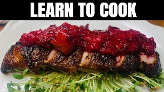 Easy Duck Breast Recipe with Plum Compote [upl. by Sedecram]