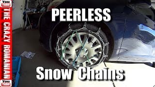 How to install Peerless Snow chains on a CAR [upl. by Correna]